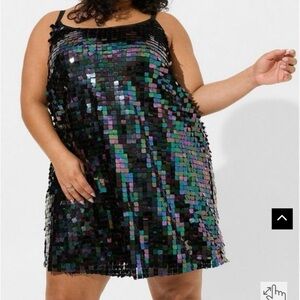 Torrid 4 sequin dress NWOT